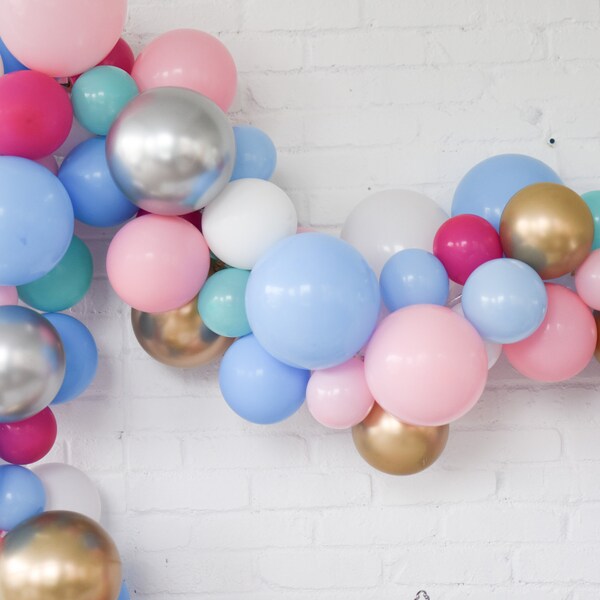 Custom Balloon Garland- PUMP INCLUDED!  Create Your Own Balloon Garland Arch / DIY Balloon Garland Arch Kit / Choose Your Own Colors