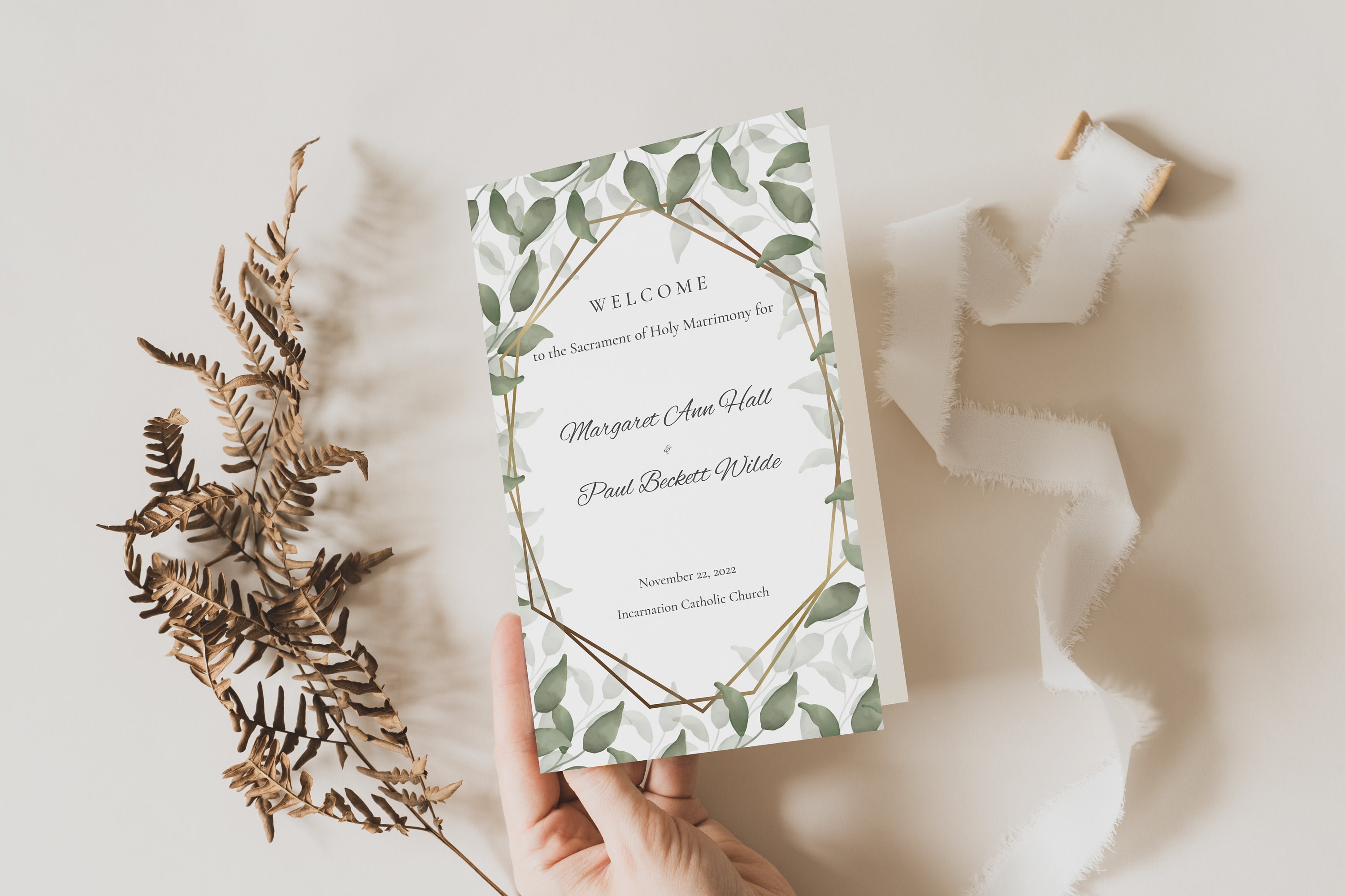 Catholic Wedding Program Template Liturgy Only Without Mass Editable Catholic Wedding Program Template Liturgy Only Without Mass Editable