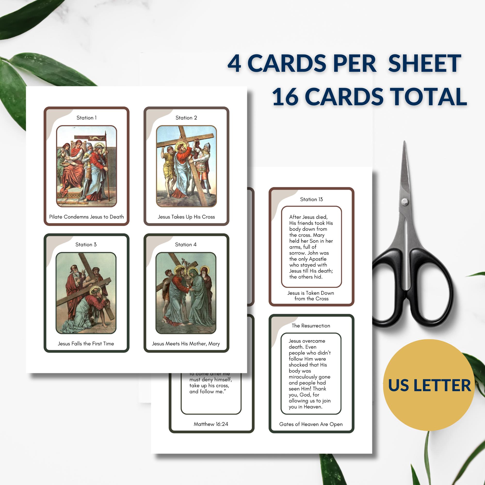 Stations of the Cross for Kids Printable for Lent Passion of Christ ...
