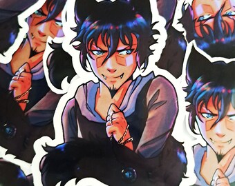 KATIS CORNER OC Ivan Anime Vinyl Sticker