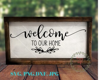 Download Free Welcome Home Svg Etsy SVG Cut Files