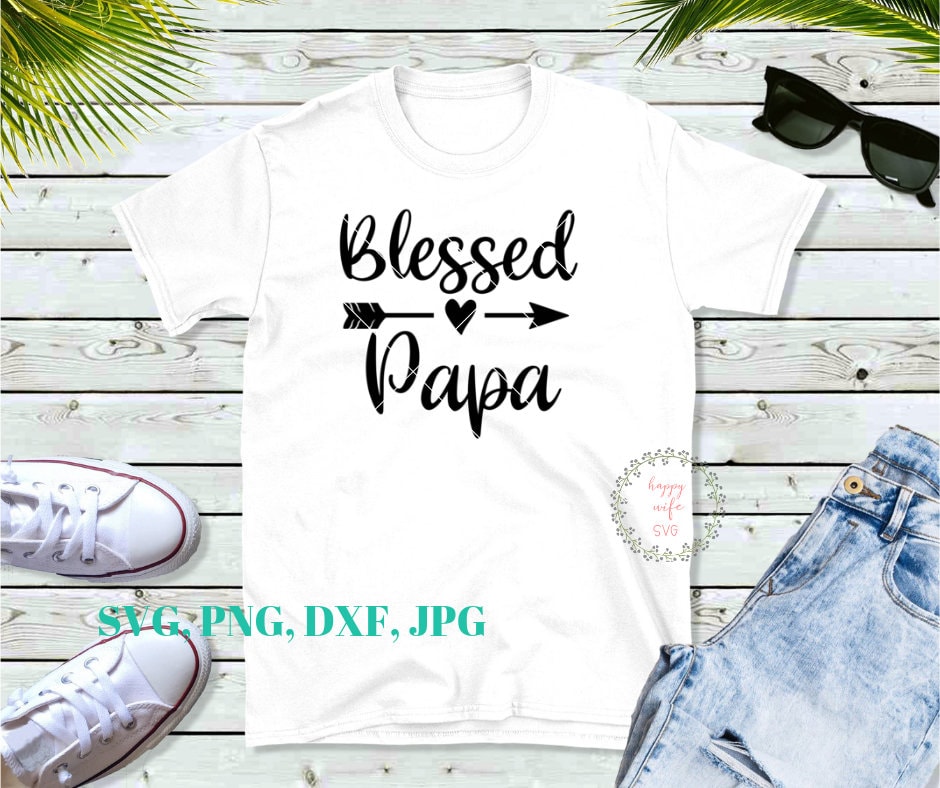Download Blessed Papa SVG Family SvgSVG Design for Cutting Machine | Etsy