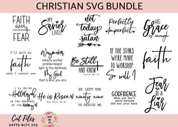 Download Christian Bundle Bible Verse Bundle Bible Verse Svg Dxf Etsy