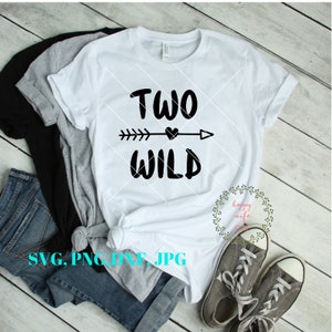 Download Two Wild Svg Second Birthday Svg 2nd Birthday Svg Birthday Etsy