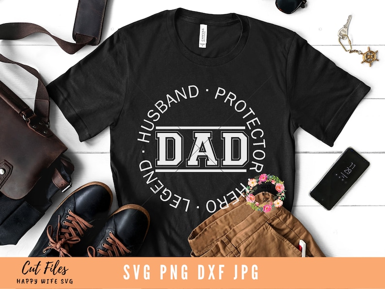 Download Husband Daddy Protector Hero SVG Father's day svg Daddy | Etsy