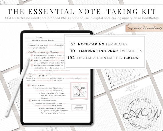 Study Essentials for Effective Note Taking