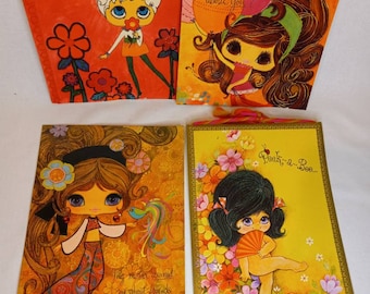 Vintage Sugar Plum and Bashful Belles American Greetings Cards Scrapbooking Ephemera