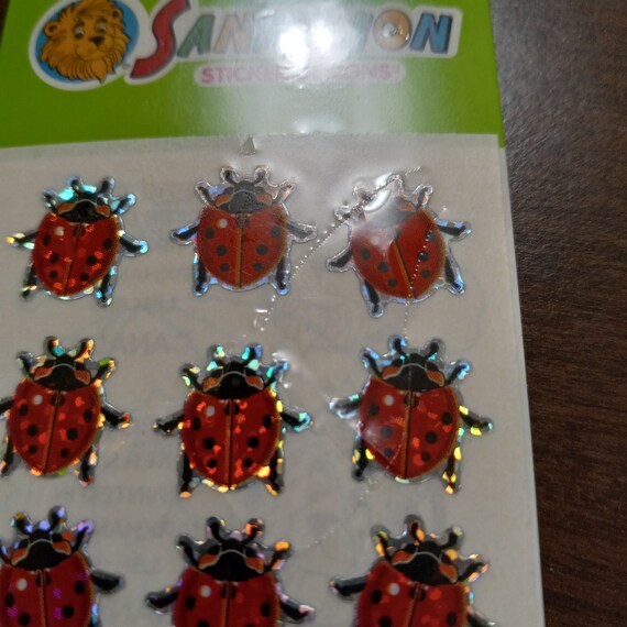Vintage Sandylion Mini Ladybug Stickers 