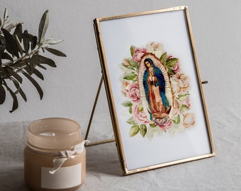 Our Lady of Guadalupe Print | Catholic Artwork | Our Lady of Guadalupe Art | Catholic Wedding Gift | Confirmation Gift | Catholic Easter