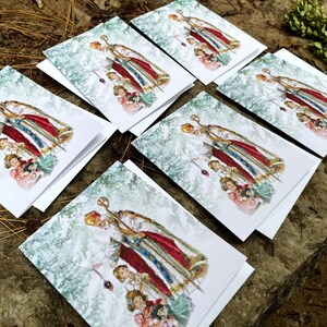 Nikolauskarten | Katholische Weihnachtskarten | Weihnachtskarten | Katholische Geschenke | Grußkarten Set | Katholische Kunst