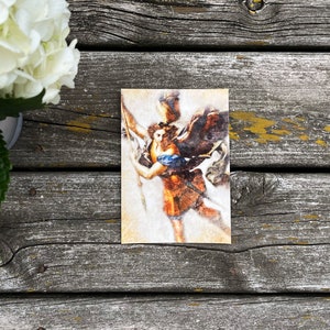 St. Michael the Archangel Print | Catholic Artwork | St. Michael | Catholic Baptism Gift | Catholic Confirmation Gift | Godparent Gift