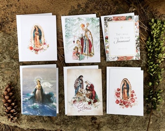 Catholic Greeting Cards | Catholic Christmas Greeting Cards | Christmas Cards | Catholic Gifts | Greeting Cards Set | Catholic Art