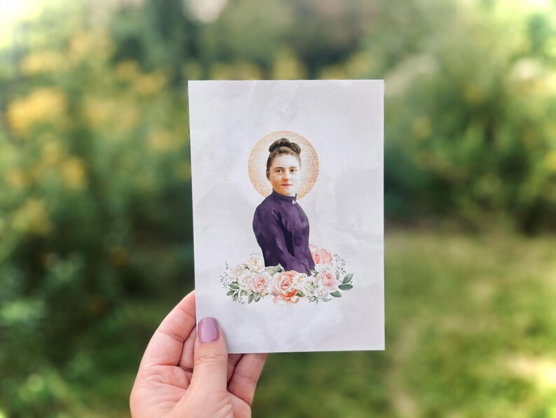 St. Therese of Lisieux Print | Catholic Artwork | Little Flower | Saint ...