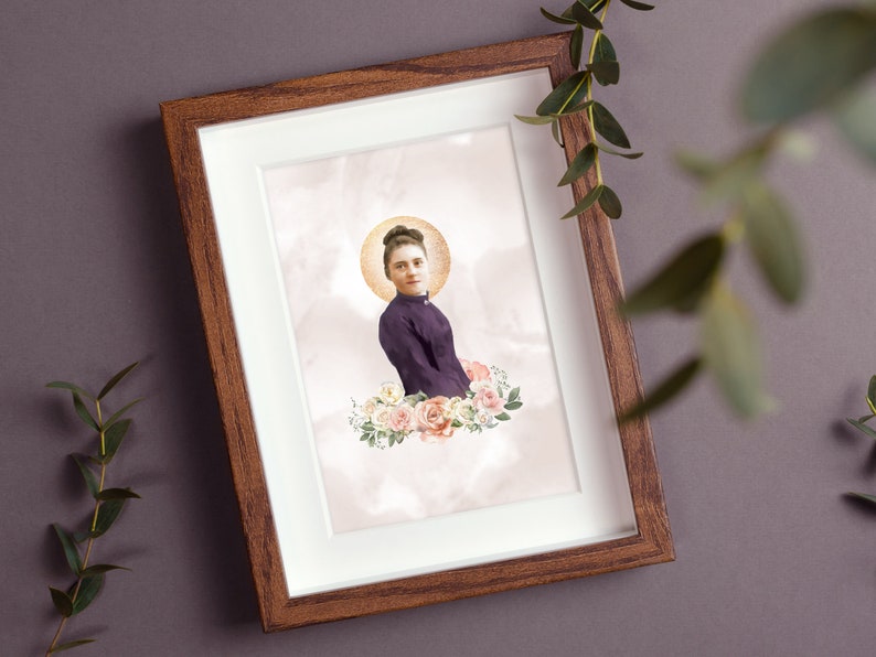 St. Therese of Lisieux Print | Catholic Artwork | Little Flower | Saint ...