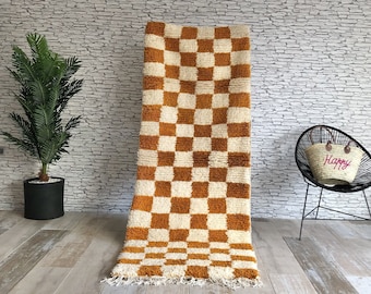 Moroccan Runner Rug,Beni Ourain Runner,Moroccan Rug Runner BeniOurain Hallway Rug,Custom Hall Runner Berber Carpet,Berber Runner,Wool Runner