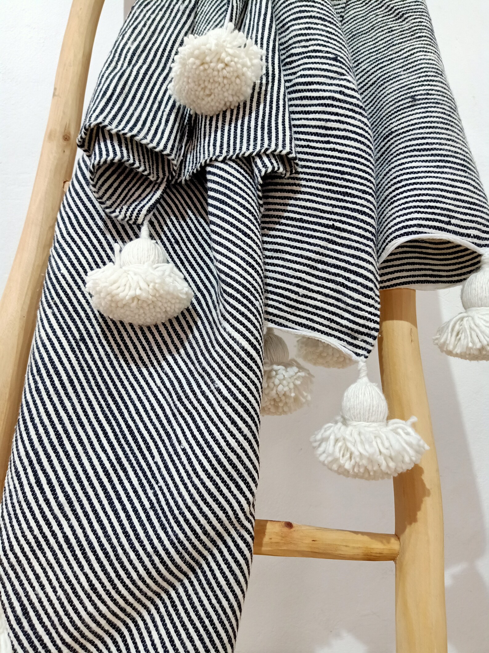 Moroccan Blanket Pom Pom Selling Beautiful Moroccan Etsy