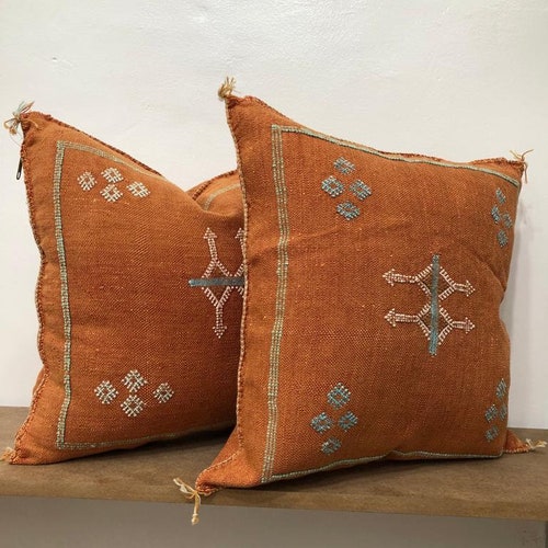 Moroccan Cactus Silk 12x20 Pillow Cover Moroccan Sabra Cactus Etsy