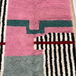 Morrocan rug - Rugs for Living room - Custom handmade Area rugs - Wool Aboujaad rug - Beni ourain rug - Berber Area rug - Moroccan rug 10x14