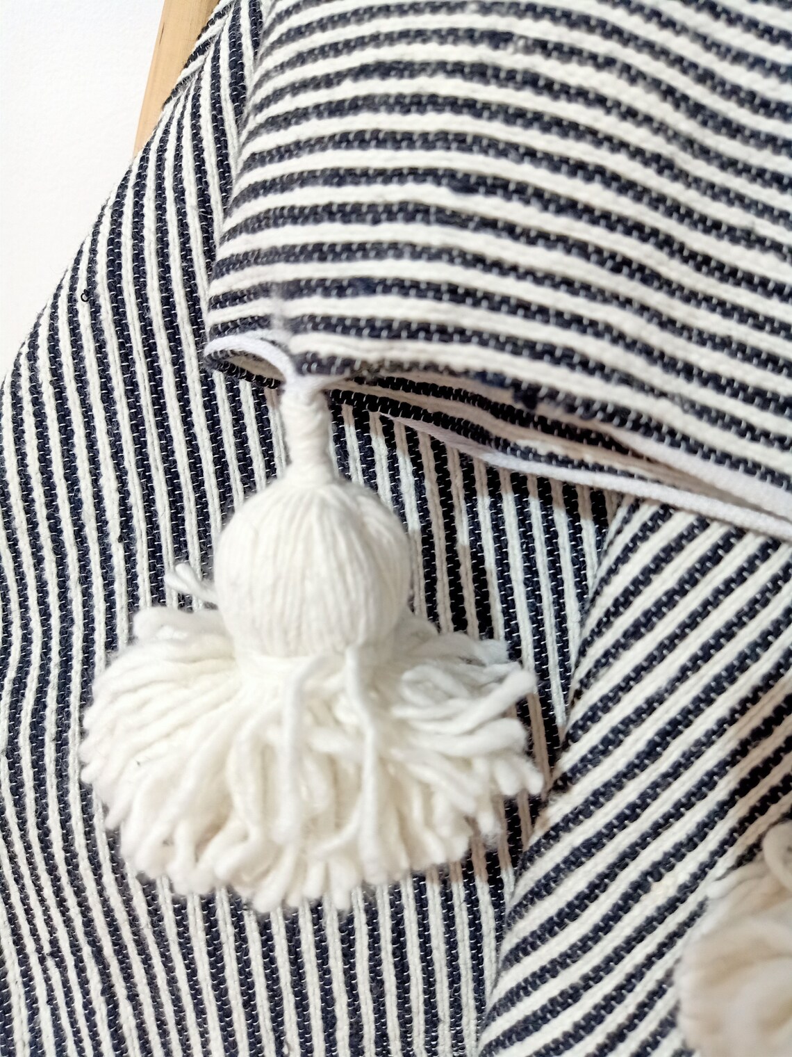 Moroccan Blanket Pom Pom Selling Beautiful Moroccan Etsy