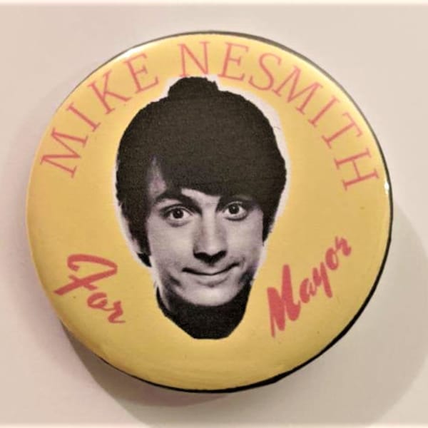 Michael Nesmith pin The Monkees button