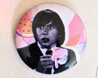 Davy Jones Monkees Button / 1960er Jahre Surreal Musik Pin