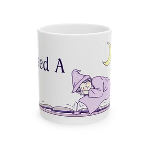 Jag behöver en lång vila-mugg – D&D Fantasy-kaffemugg – Utmattad trollkarl – Gamer-present