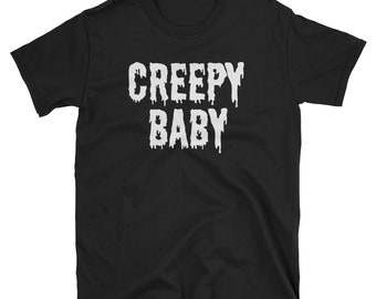 Creepy Baby Unisex Gothic T-Shirt, Occult, Wicca, Nu Goth, Witchy Clothing