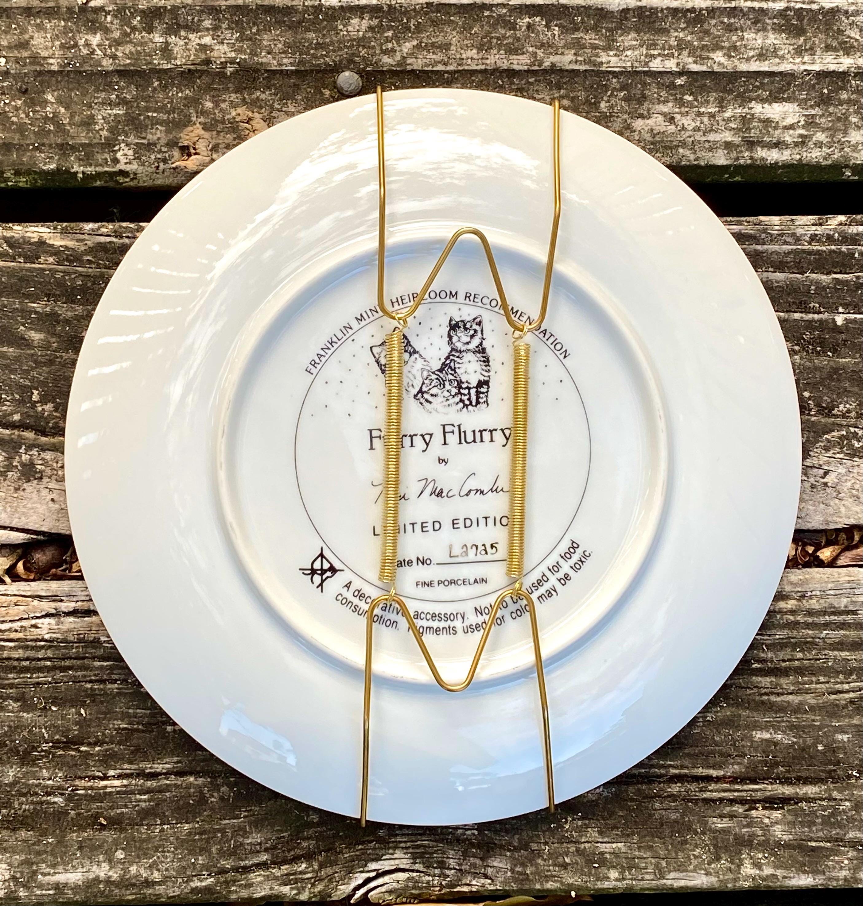 Vintage Franklin Mint Furry Flurry Collectors Plate by Turi Mac