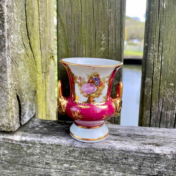 Limoges Mini Vase Etsy UK