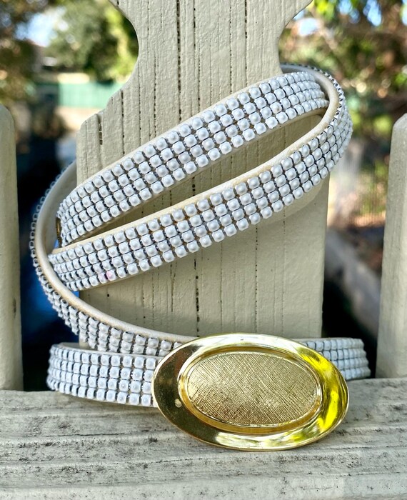 Vintage Whiting & Davis Art Deco Thin Silver Metal Mesh Belt