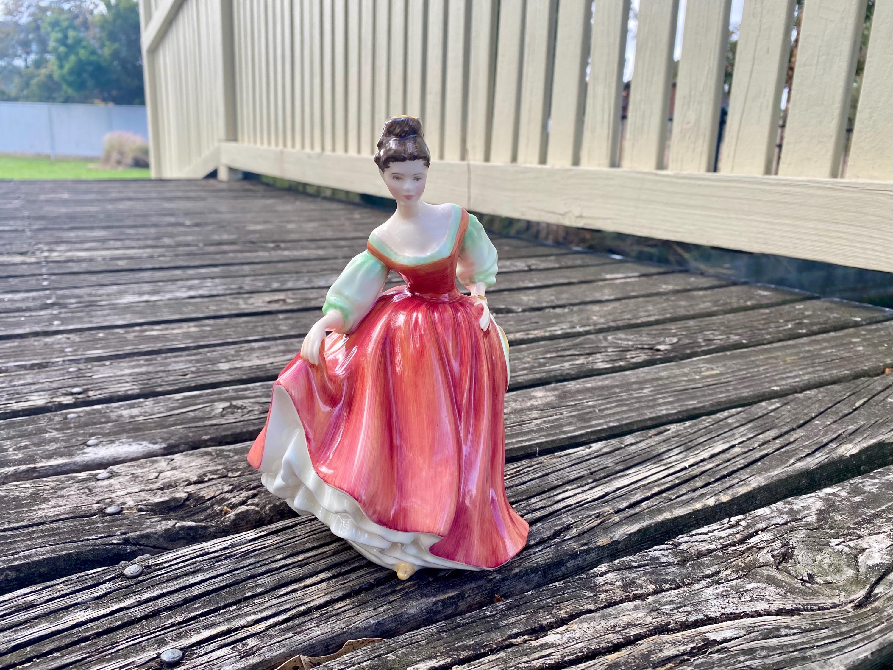 Vintage 1962 Royal Doulton “fair Lady” (red) Porcelain Hand