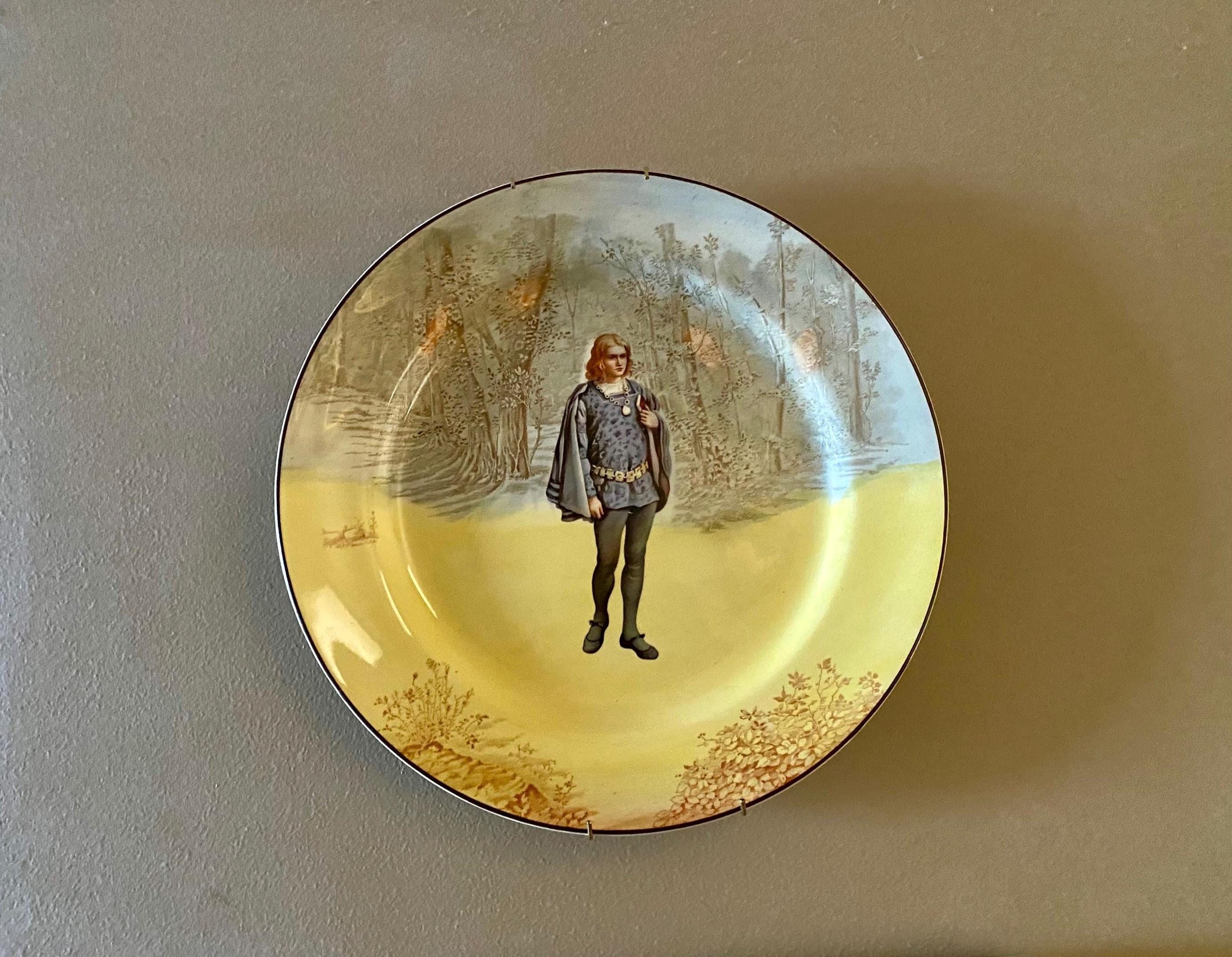  SHAKESPEARE PLATE アンティーク　ビンテージ Shakespearean Lovers Plate - Etsy