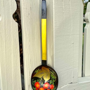 Vintage USSR Traditional Folk Art Decorative Ladle