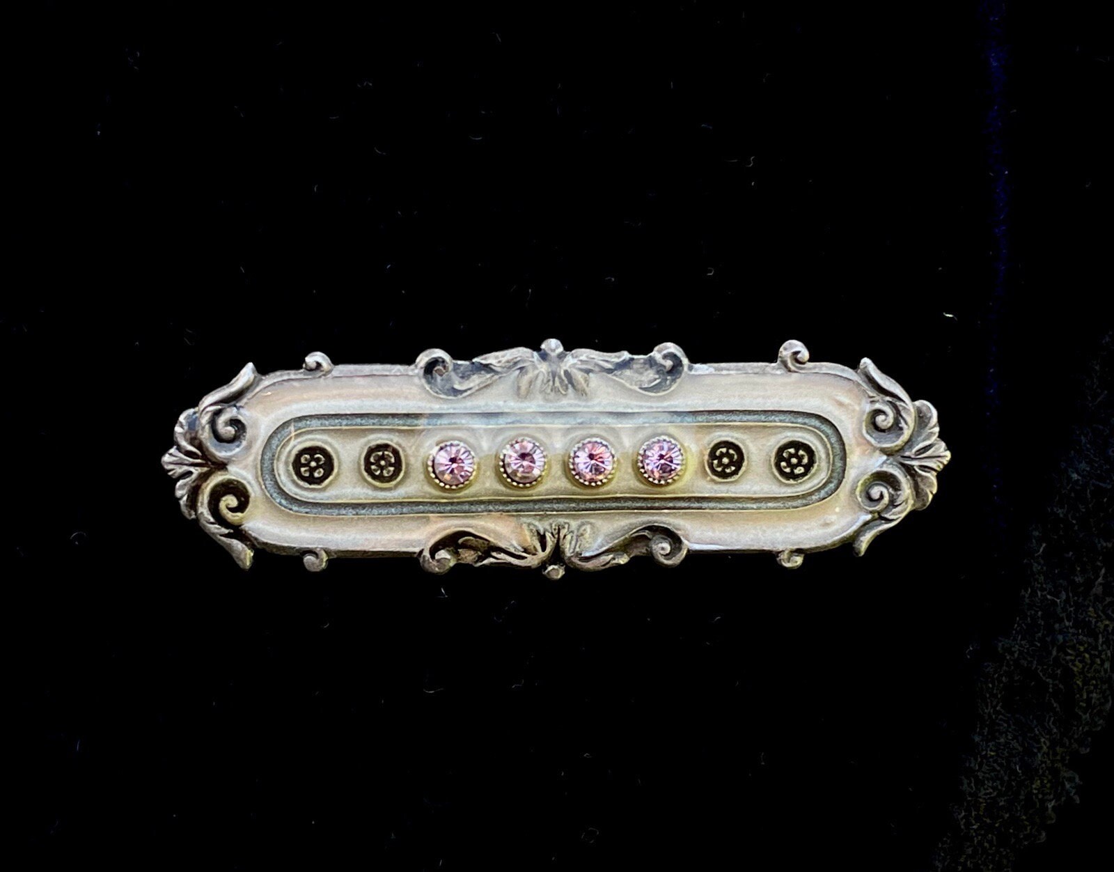 Vintage 1980s Catherine Popesco Swarovski French Brooch Vintage 1980s Catherine Popesco Swarovski French Brooch