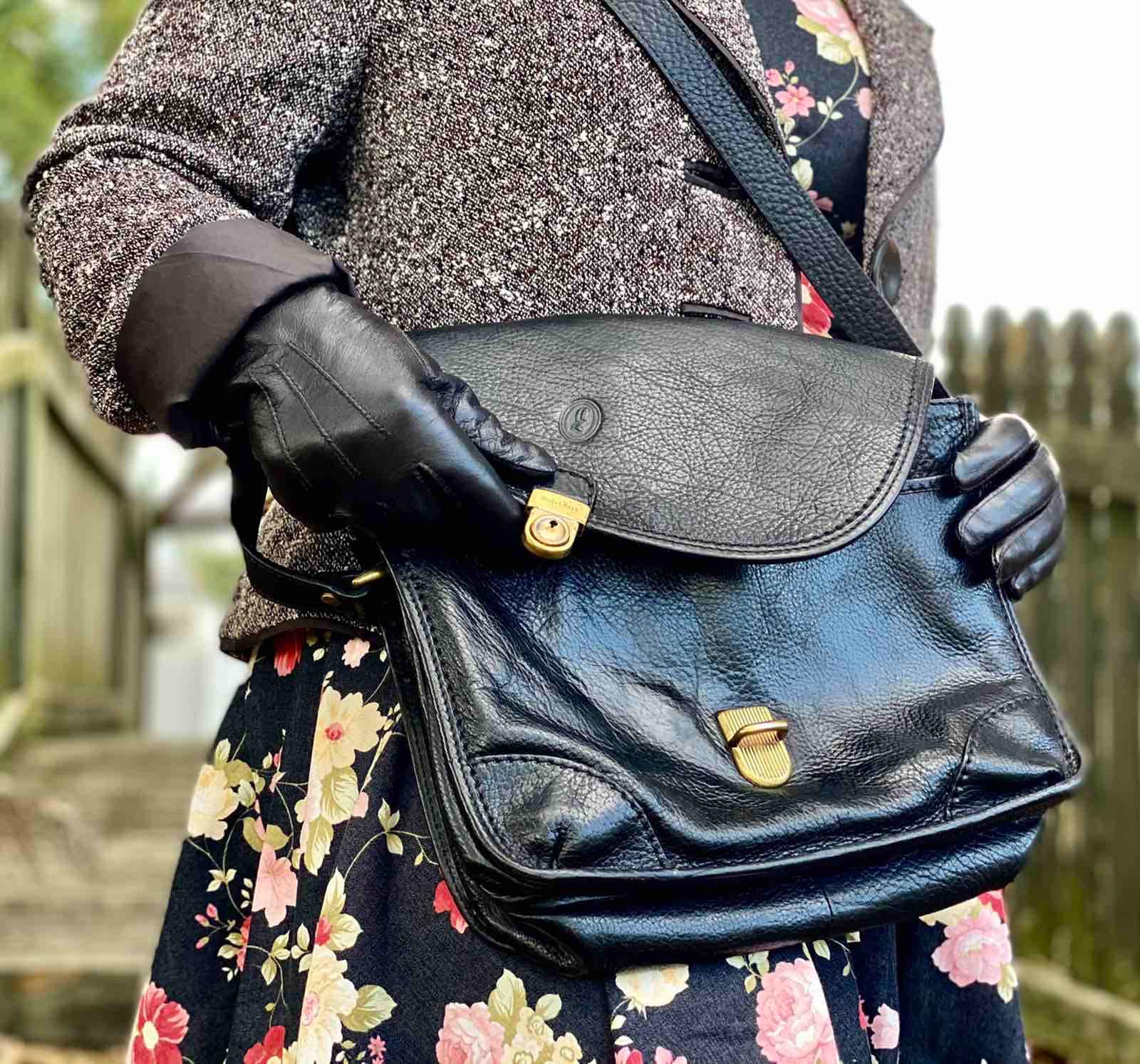 Vintage 80s-90s Saint Jack London Genuine Leather Black Messenger Bag -  Crossbody Bag