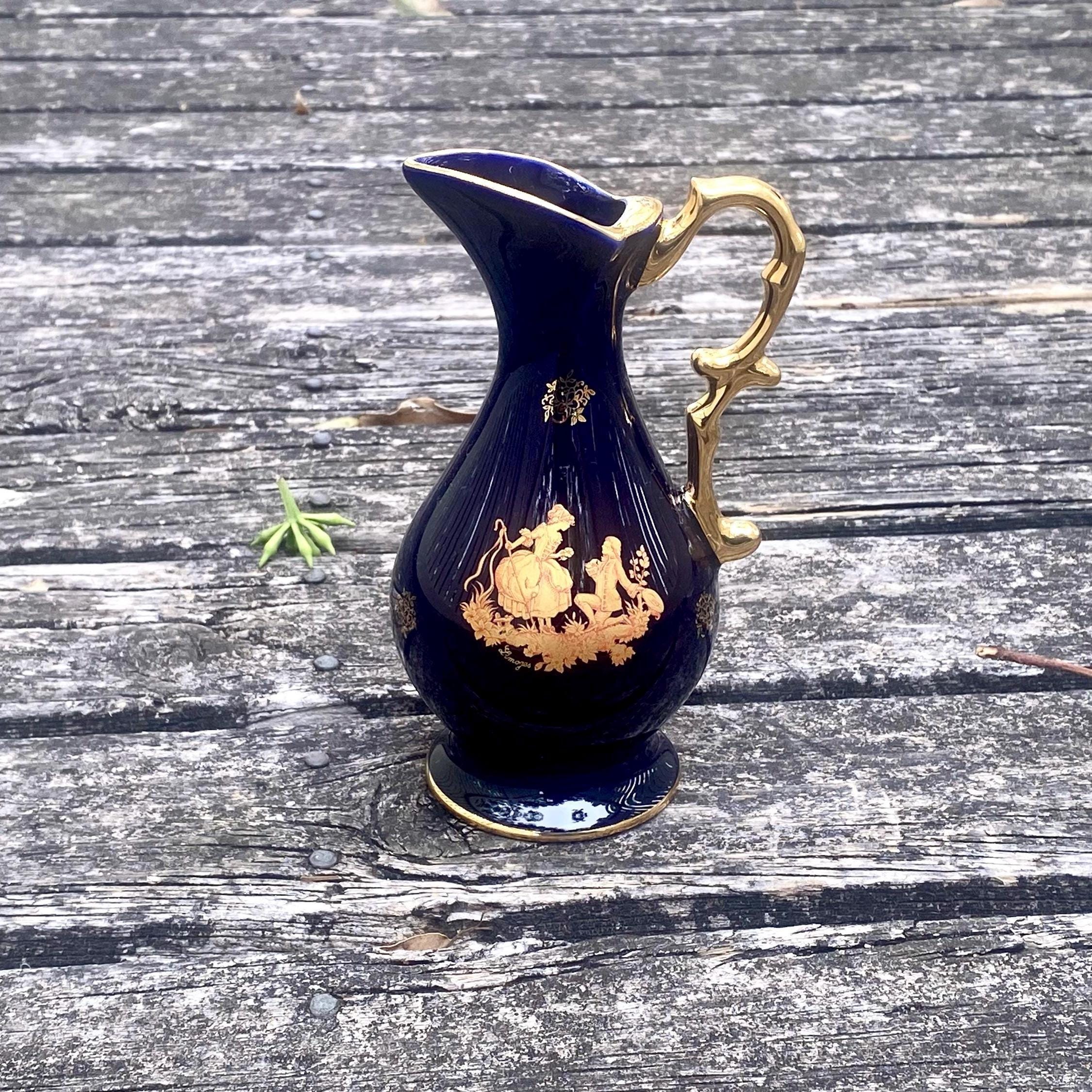 Limoges Castel Vase - Etsy