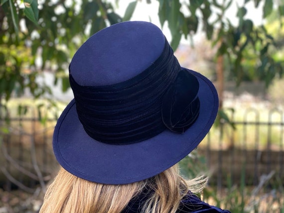 Kangol Made in England blue hat Kangol Blue Bucket Hat Size Small/Medium Genuine Made in  main image 4