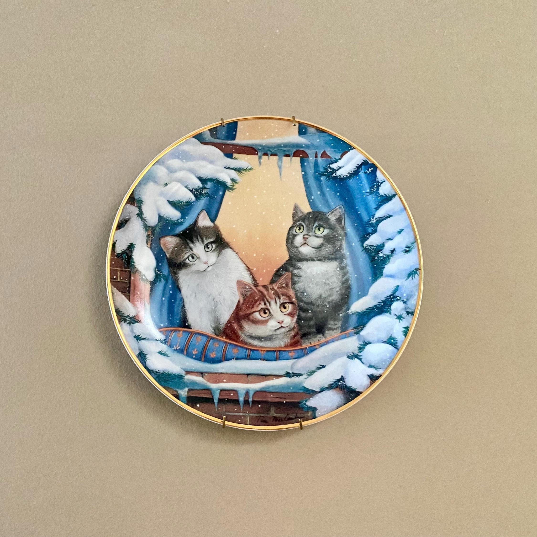 Vintage Franklin Mint Furry Flurry Collectors Plate by Turi Mac
