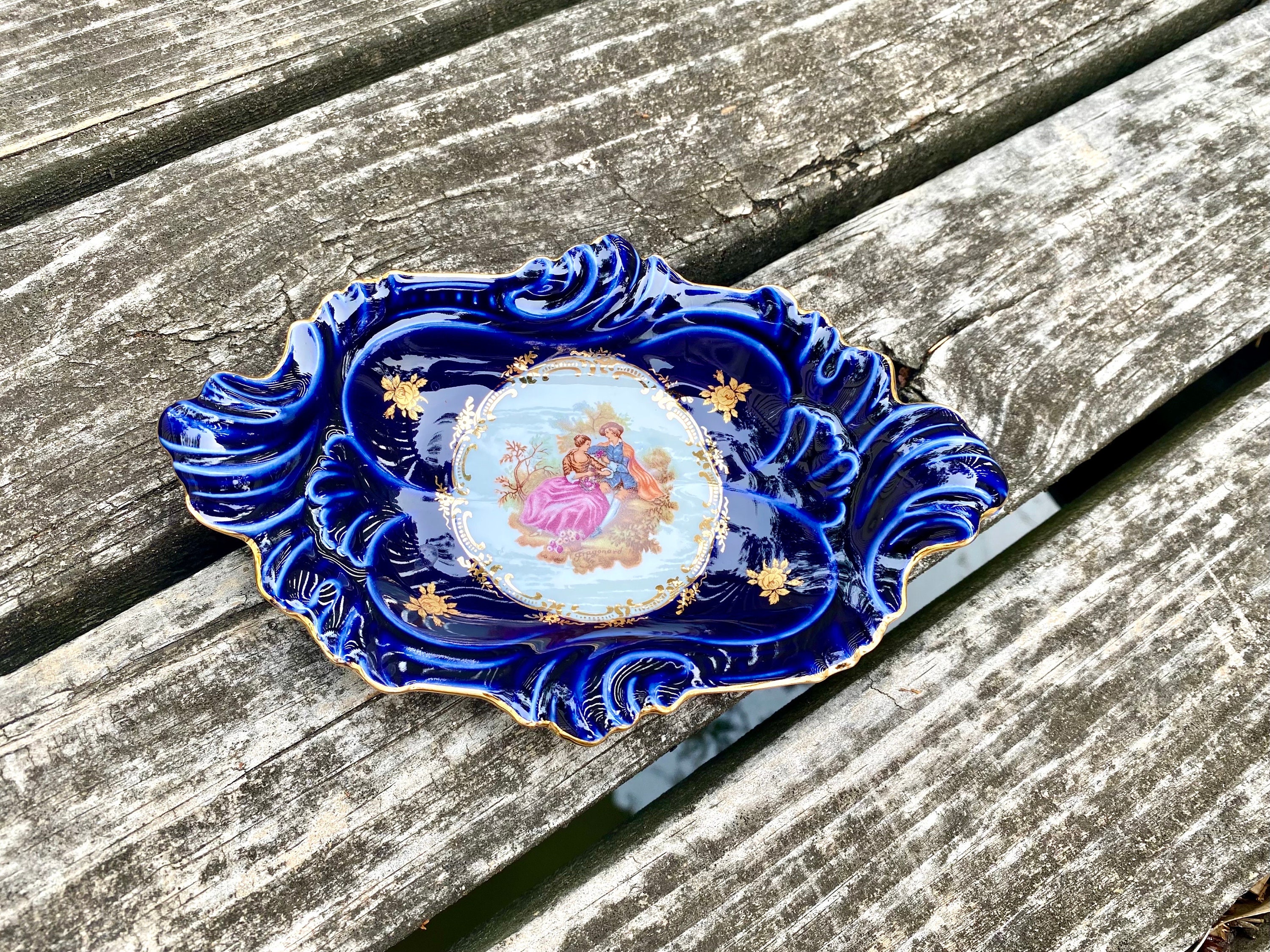 ★22カラット★世界で200個★リモージュ トリンケット Rochard作 箱有 Limoges rochard - Etsy 日本