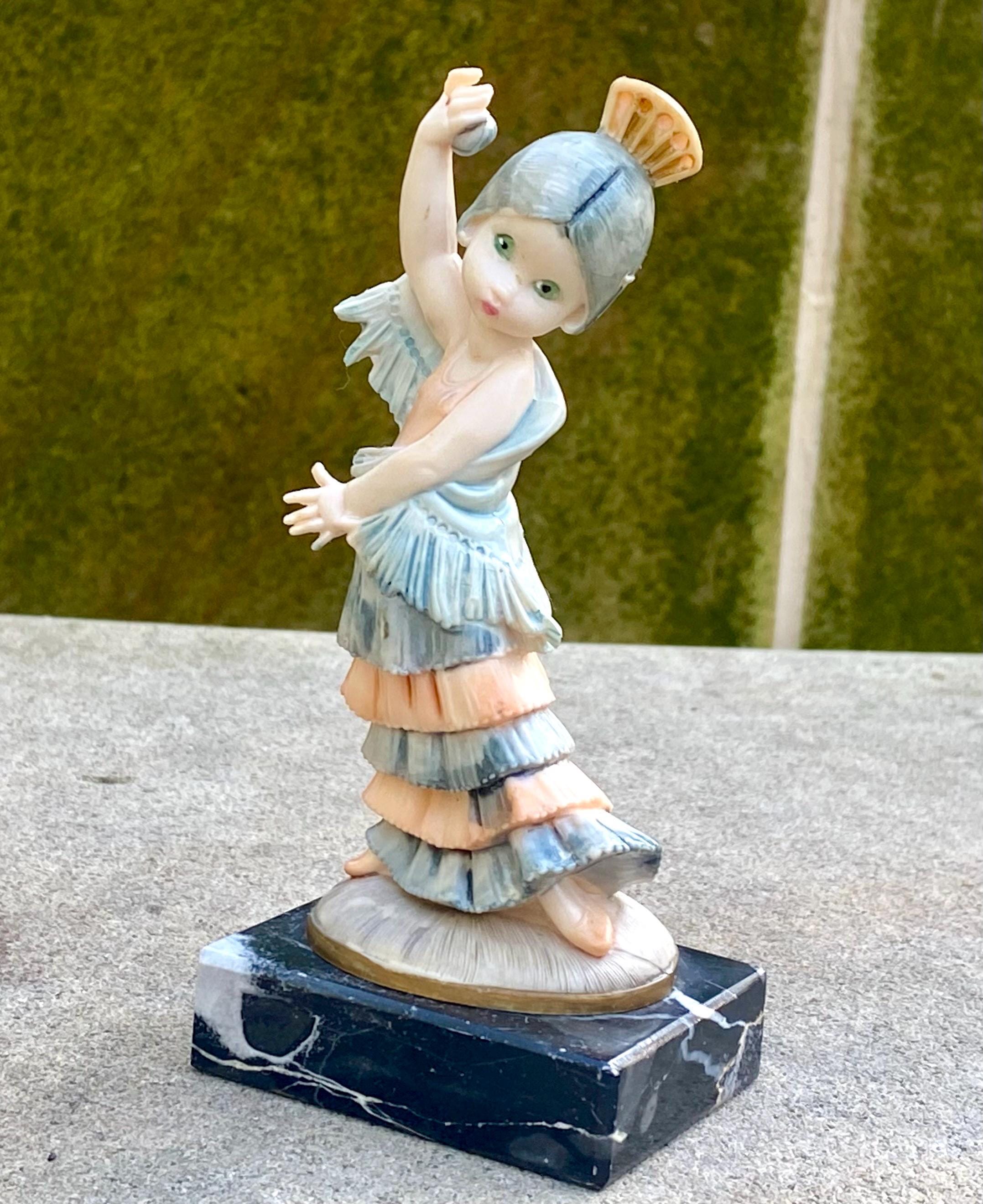 Vintage Fontanini Simonetti Depose Italy Figurine #435 - Flamenco