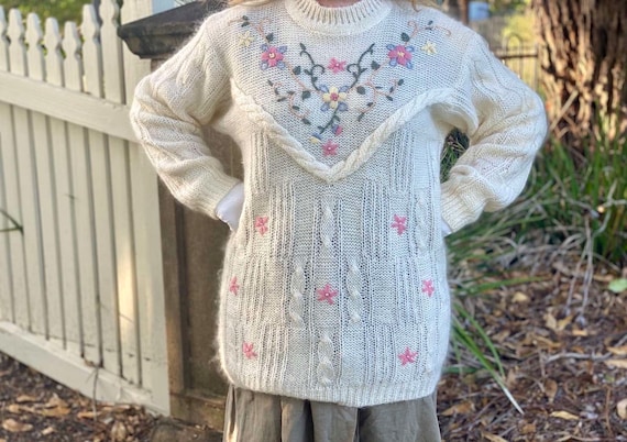 Mary logo cable knit set アイボリー ANDMARY】Mary logo cable knit set