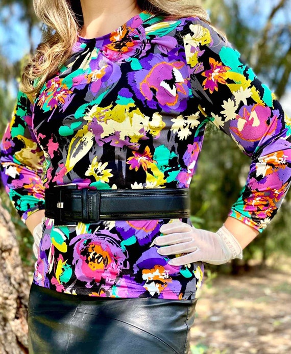 re.draft Multicolour Bedrukte Tie-blouse Print Multicolour Dames Kleding voor voor Tops voor Blouses