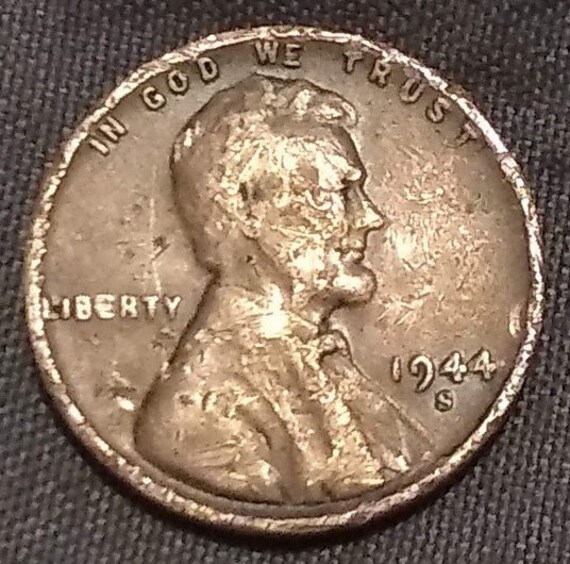 1944 S Error Lincoln Wheat Penny Etsy