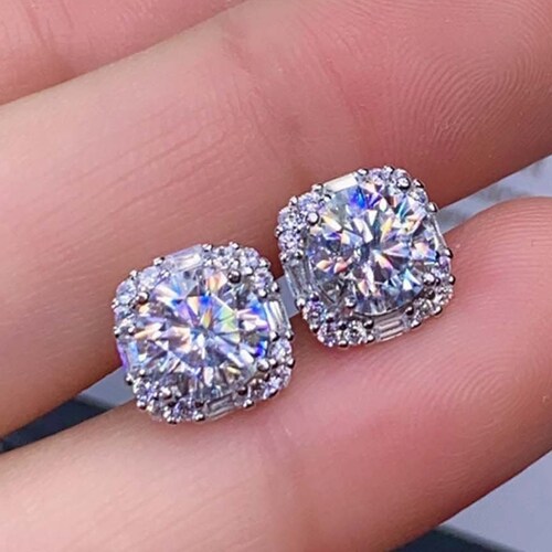 Brilliant Moissanite Stud Earrings Refined Everyday Luxury