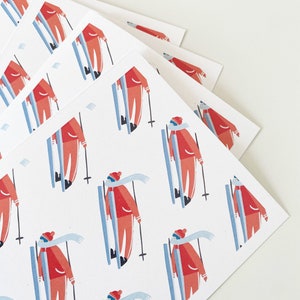 Skier Card Set