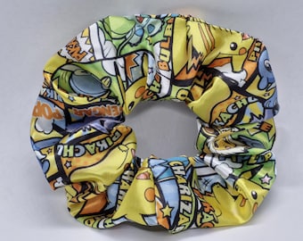 Komiksowy styl Pokemon Scrunchie