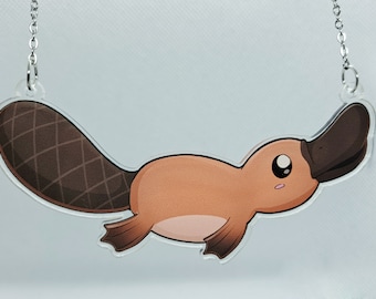 Naszyjnik z akrylowym prętem Platypus
