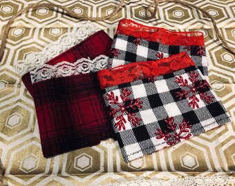 Plaid Boot Cuffs