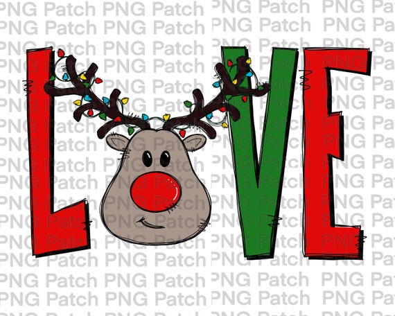Download For Printing And Other Crafts Png Print At Home Design Reindeer With Red Antlers Sublimation Design Clipart Craft Supplies Tools Printing Printmaking Shantived Com