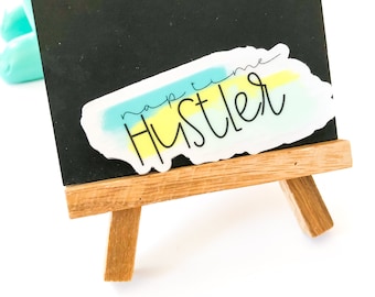 Nap Time Hustler Clear Sticker; Mom Sticker; Laptop Sticker; Mom Boss Gift; Entrepreneur Sticker
